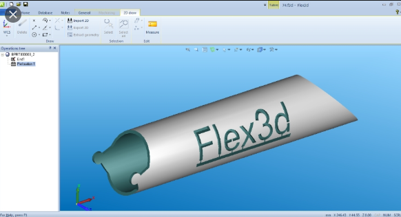 Flex 3D tube